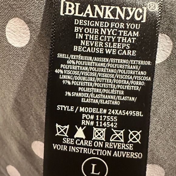 Nwot; Quilted Faux Leather Moto Jacket
BLANK-NYC - Picture 9 of 10